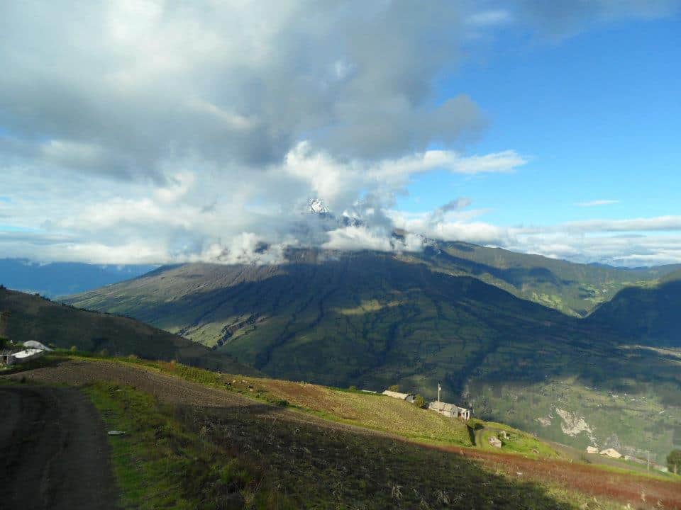 vulcán Tungurahua, Ecuador