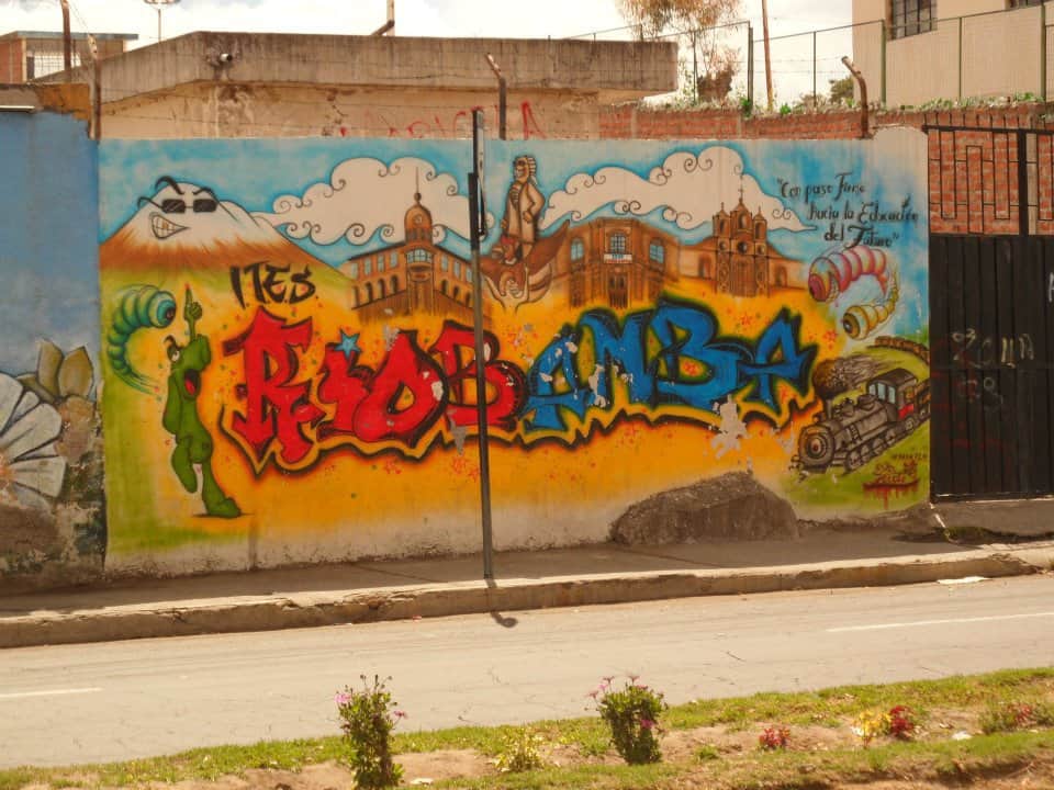 Riobamba, Ecuador grafiti