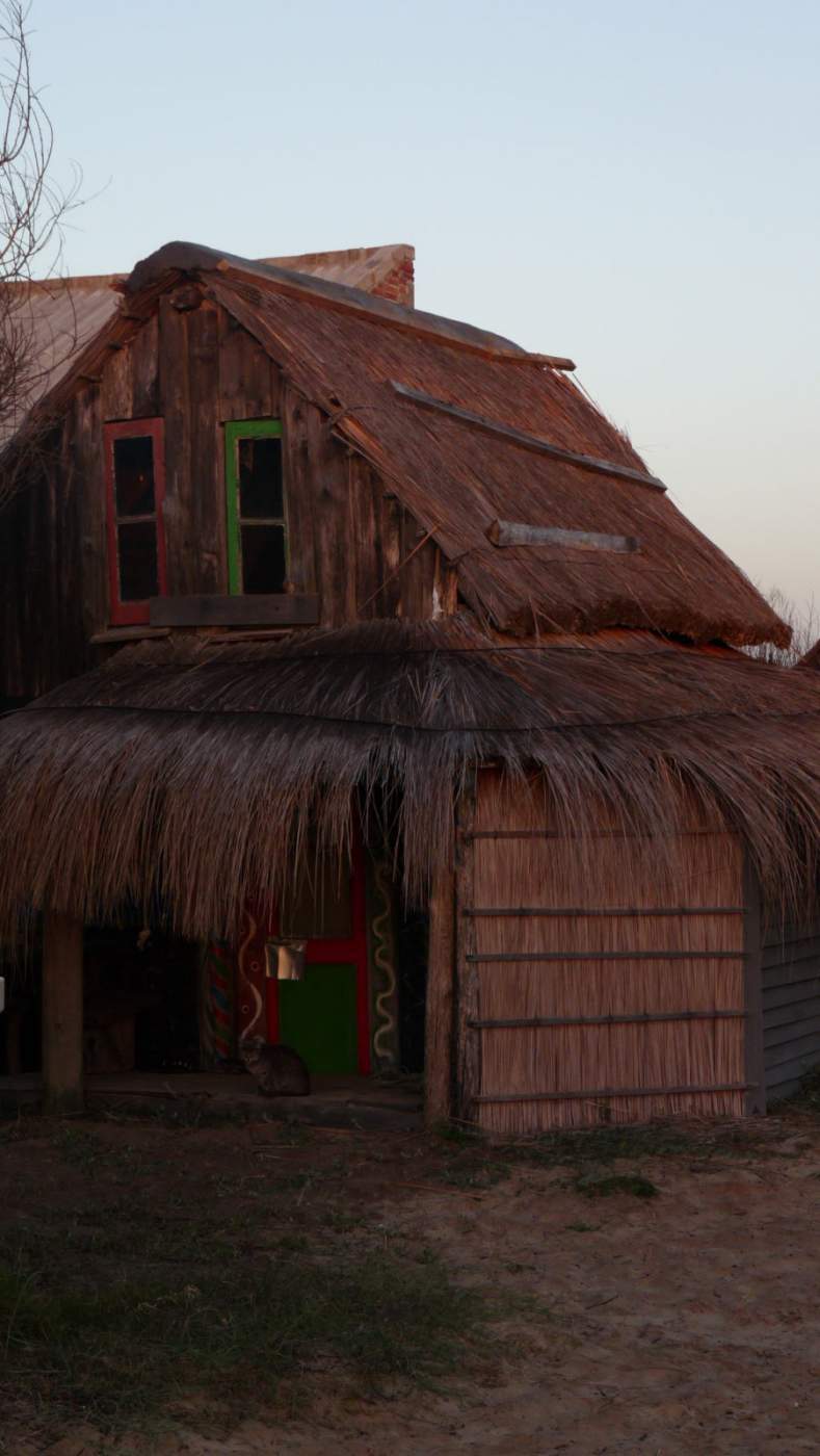 chata pri plazi uruguay
