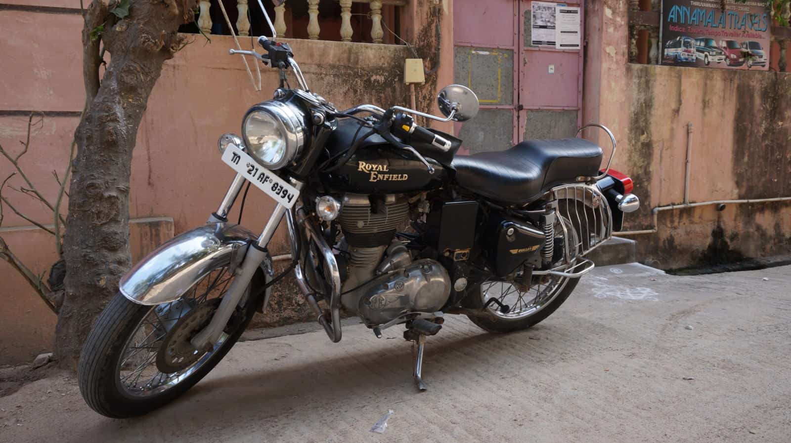 enfield india bullet motorbike